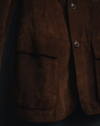 –SPECIAL– "Salvatore Ferragamo" 00’s reversible shearling sheep skin jacket