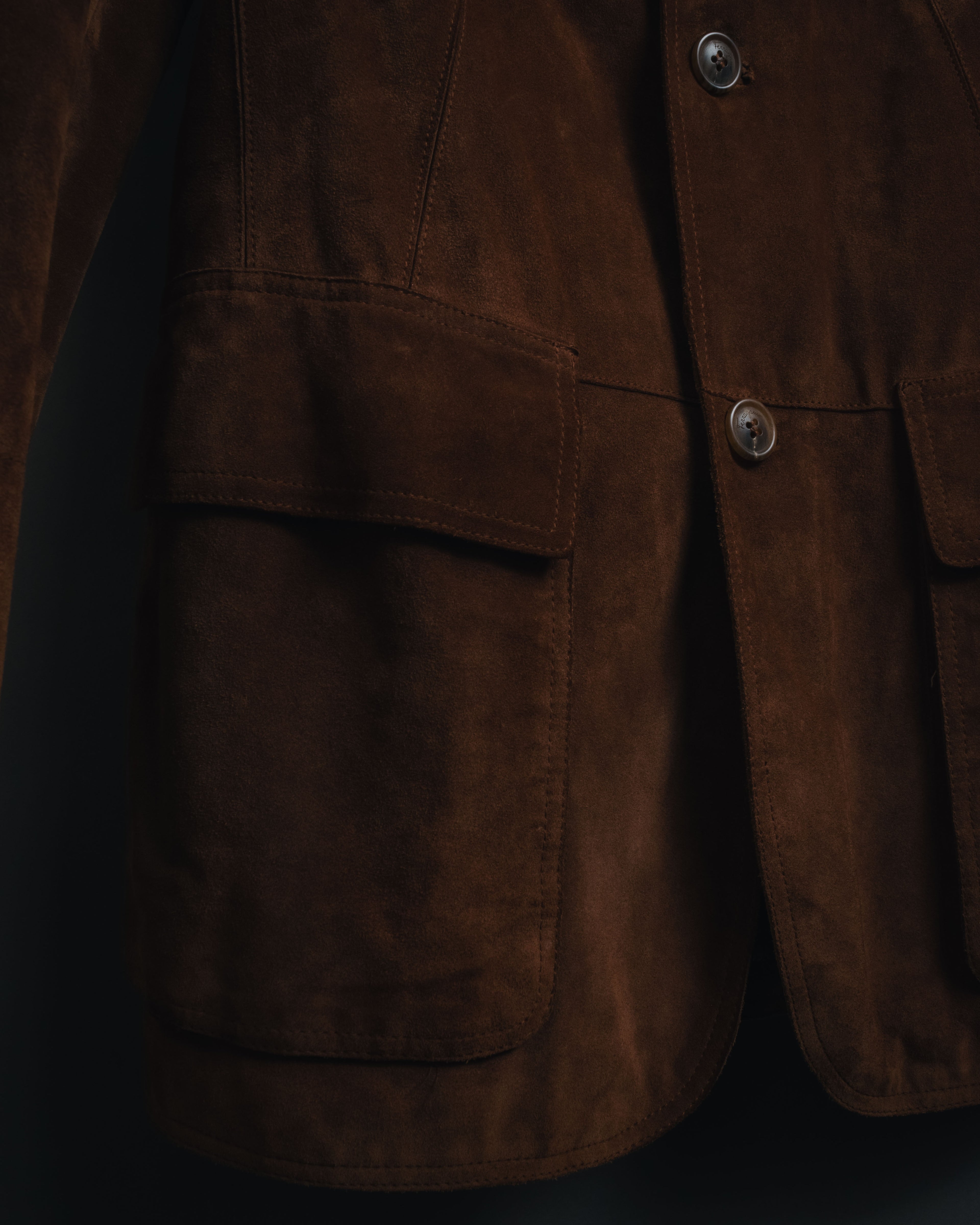 –SPECIAL– "Salvatore Ferragamo" 00’s reversible shearling sheep skin jacket