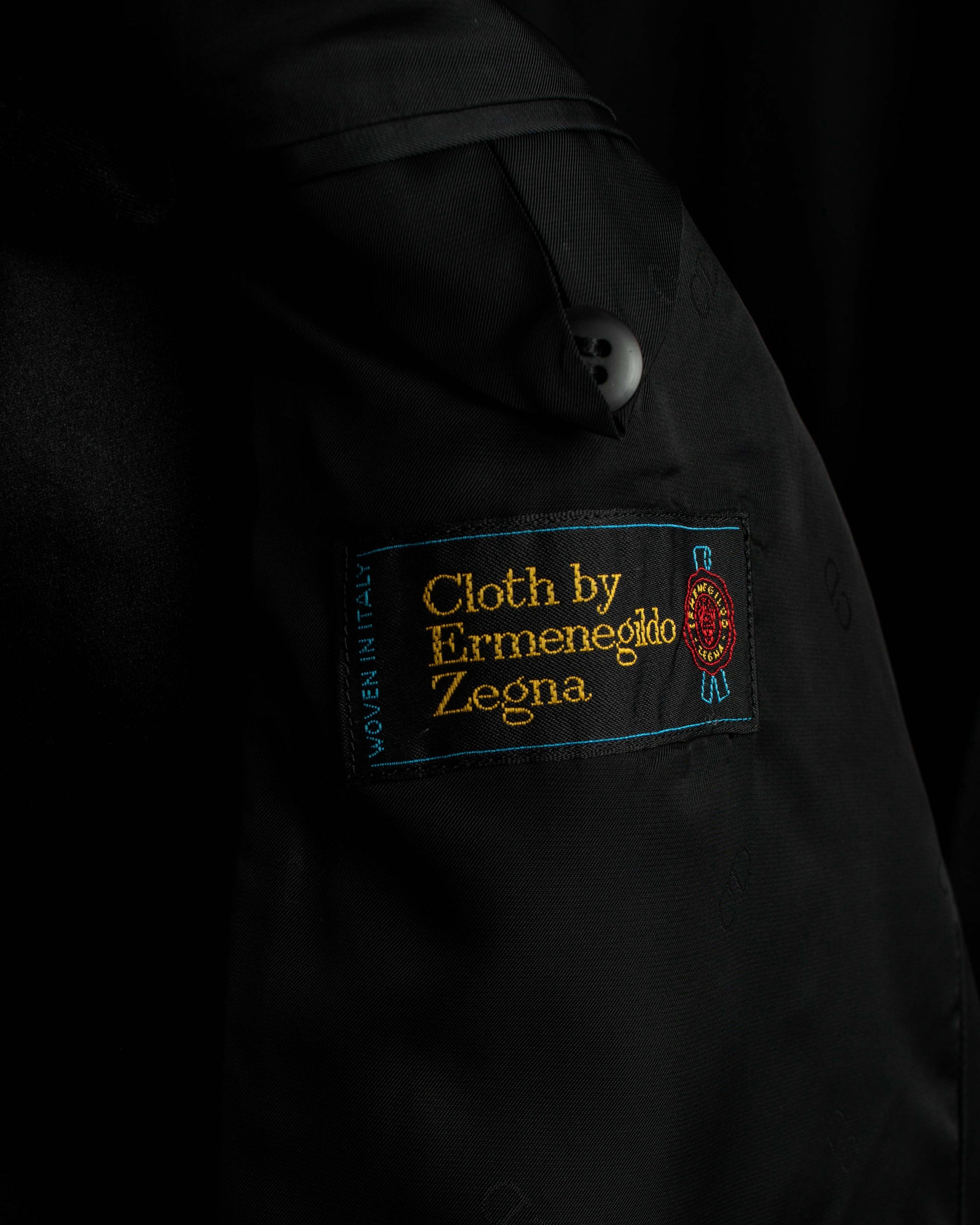 "CHRISTIAN DIOR MONSIEUR" Classical tailored Zegna base satin tuxedo set up