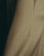 -SPECIAL- "HERMÈS" 90's-00's Wool silk tailored asymmetrical setup suit