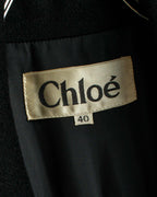 "Chloe" Peak lapel classically tailored chester coat