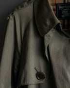 "Burberrys" Dark khaki belted trench coat