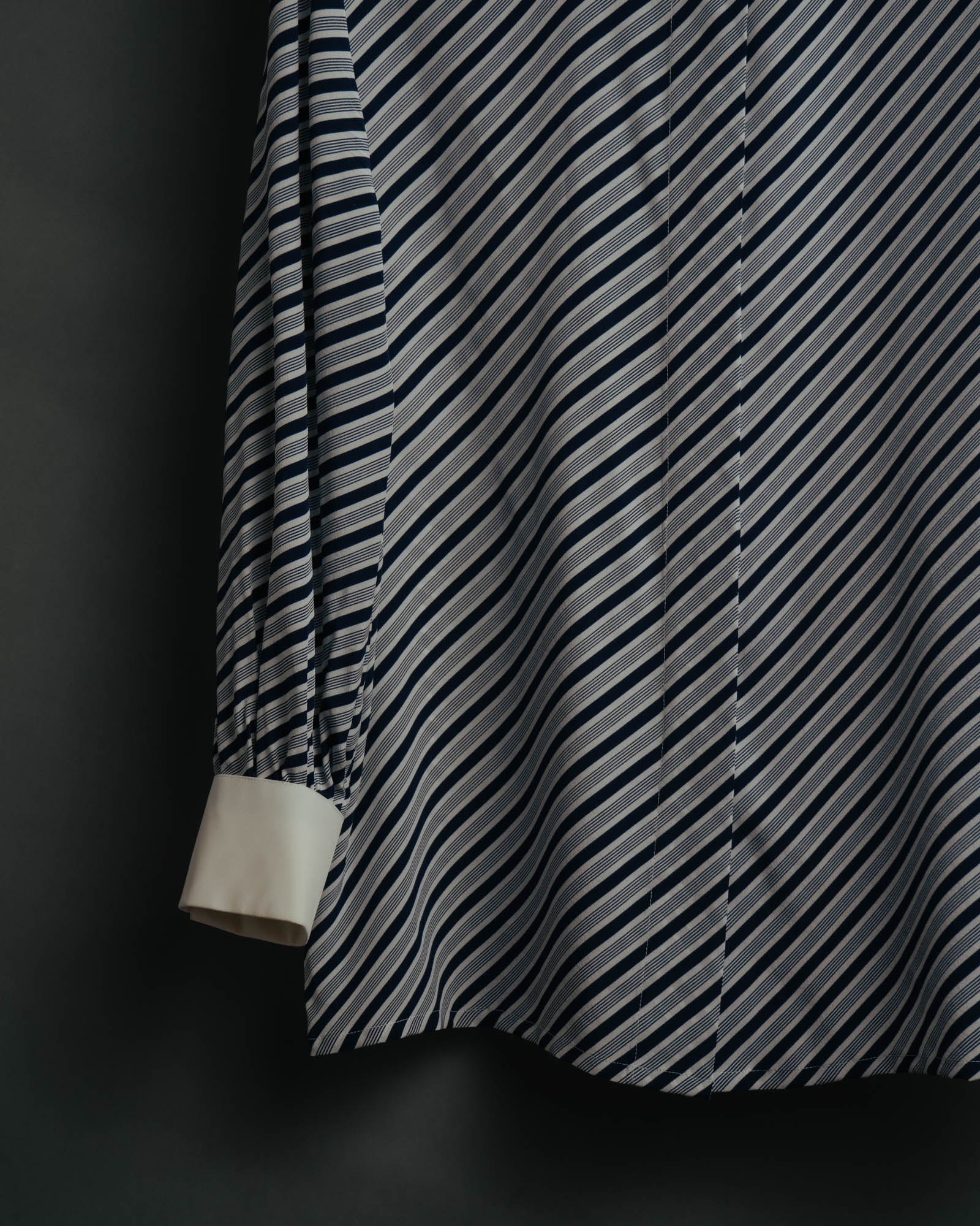 "Christian Dior" 80's-90's Striped silk blouse