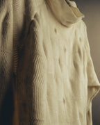 "Alexander McQueen" 90's-00's Sculptural ribbed turtleneck wool knit sweater