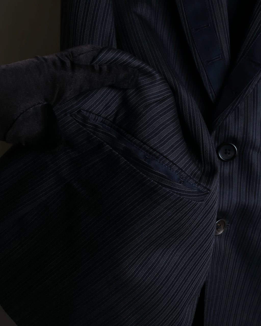 "PAUL SMITH" Satin-switched striped tailored jacket