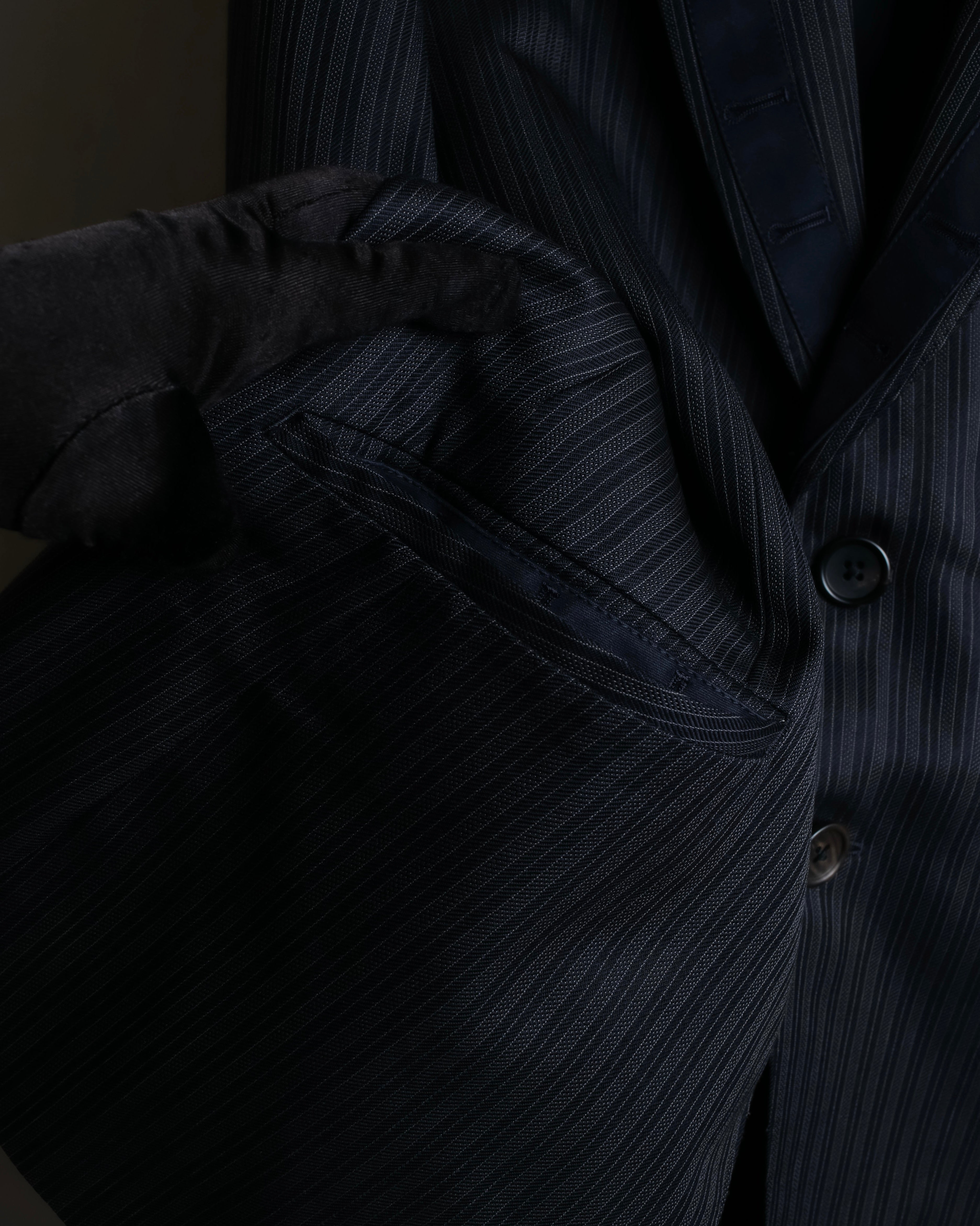 "PAUL SMITH" Satin-switched striped tailored jacket