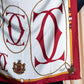 "Cartier" 2C logo printed silk square scarf