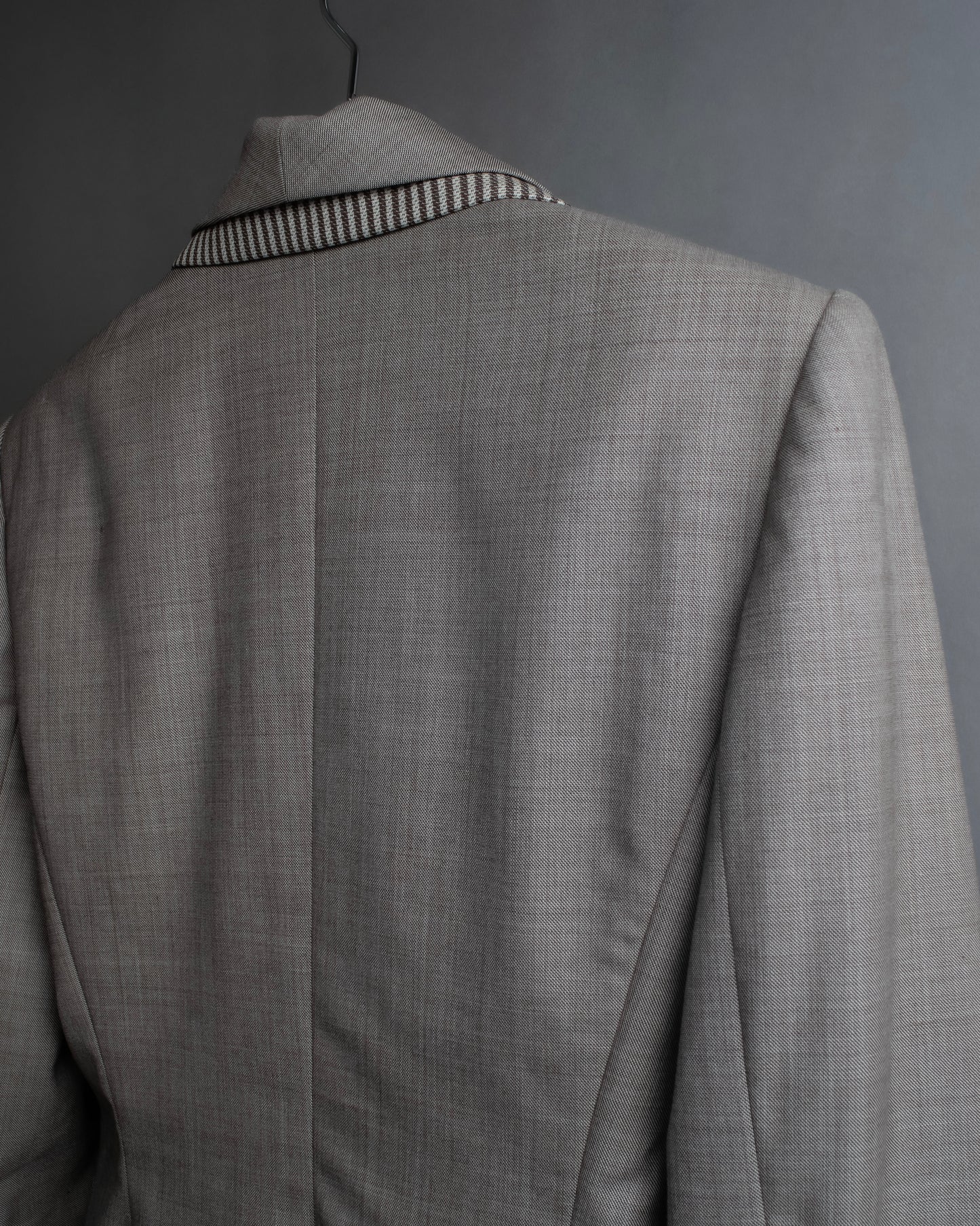 "Christian Dior" Double shawl collar design tailored jacket