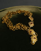 -SPECIAL- “CHANEL” 80’s-90’s ornate gold chain necklace