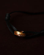 Cartier/ “Trinity” K18 Yellow & Pink & White Gold Cord Bracelet