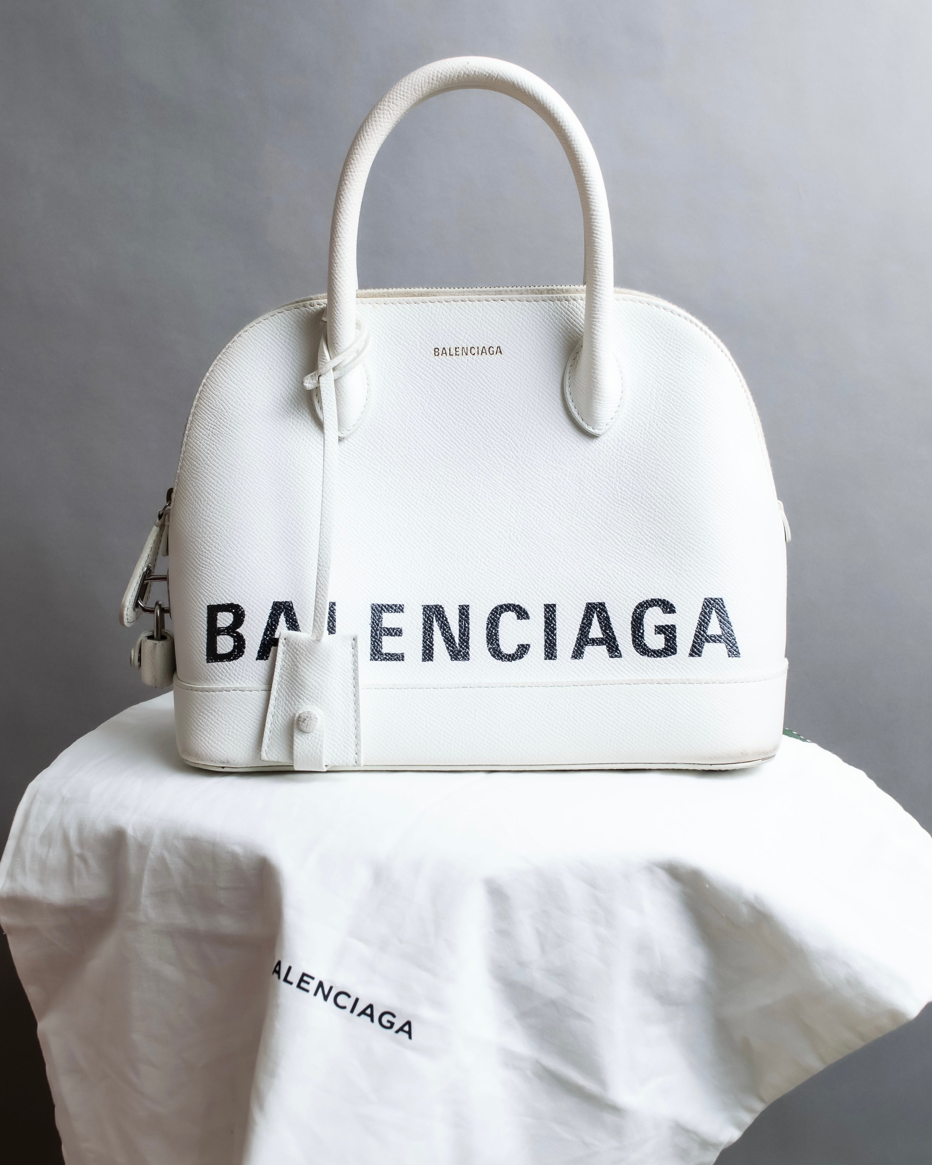 "BALENCIAGA" VILLE TOP HANDLE LEATHER HANDBAG