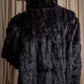 Vintage squirrel fur reversible maxi length coat