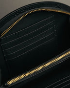 "Tiffany & Co." 10's-20's Embossed leather wristlet wallet