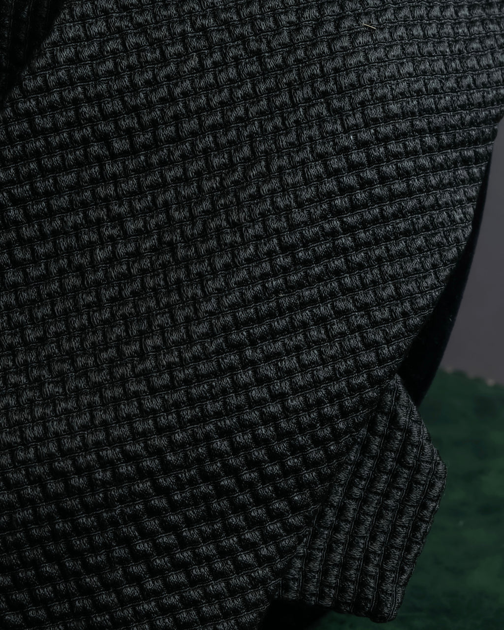 "GIORGIO ARMANI" Waffle knit silk necktie