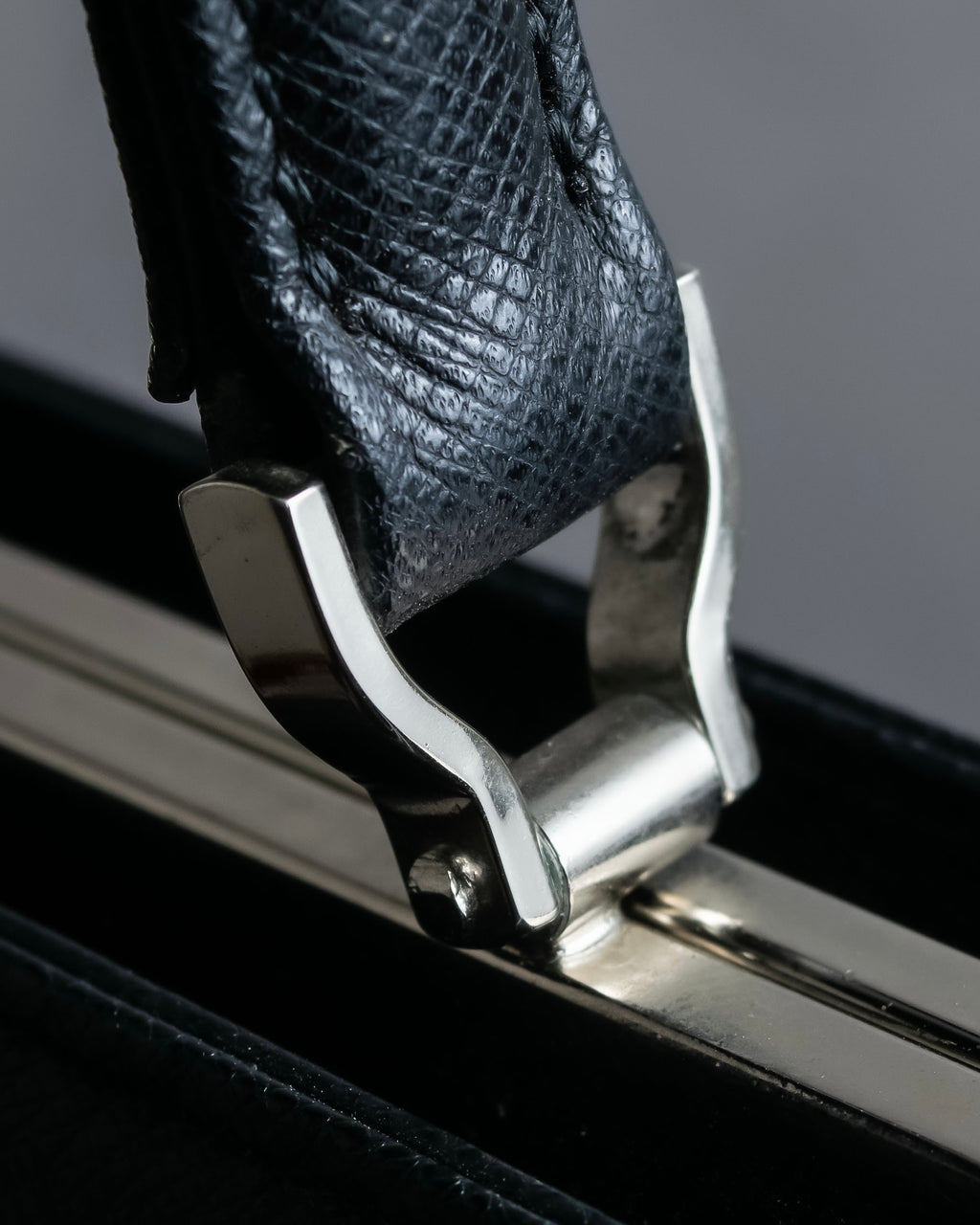 "BURBERRY" Nova check embossed leather hand bag