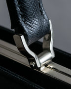 "BURBERRY" Nova check embossed leather hand bag