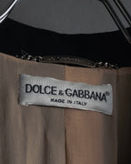 Abrigo de lana de sastrería minimalista de los años 90-00 de Dolce & Gabbana