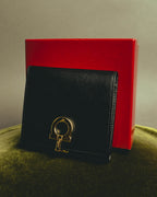 "Salvatore Ferragamo" 80's–00's Classic gancini bifold wallet