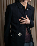 "Versus Versace" Belted design short length stencolor coat