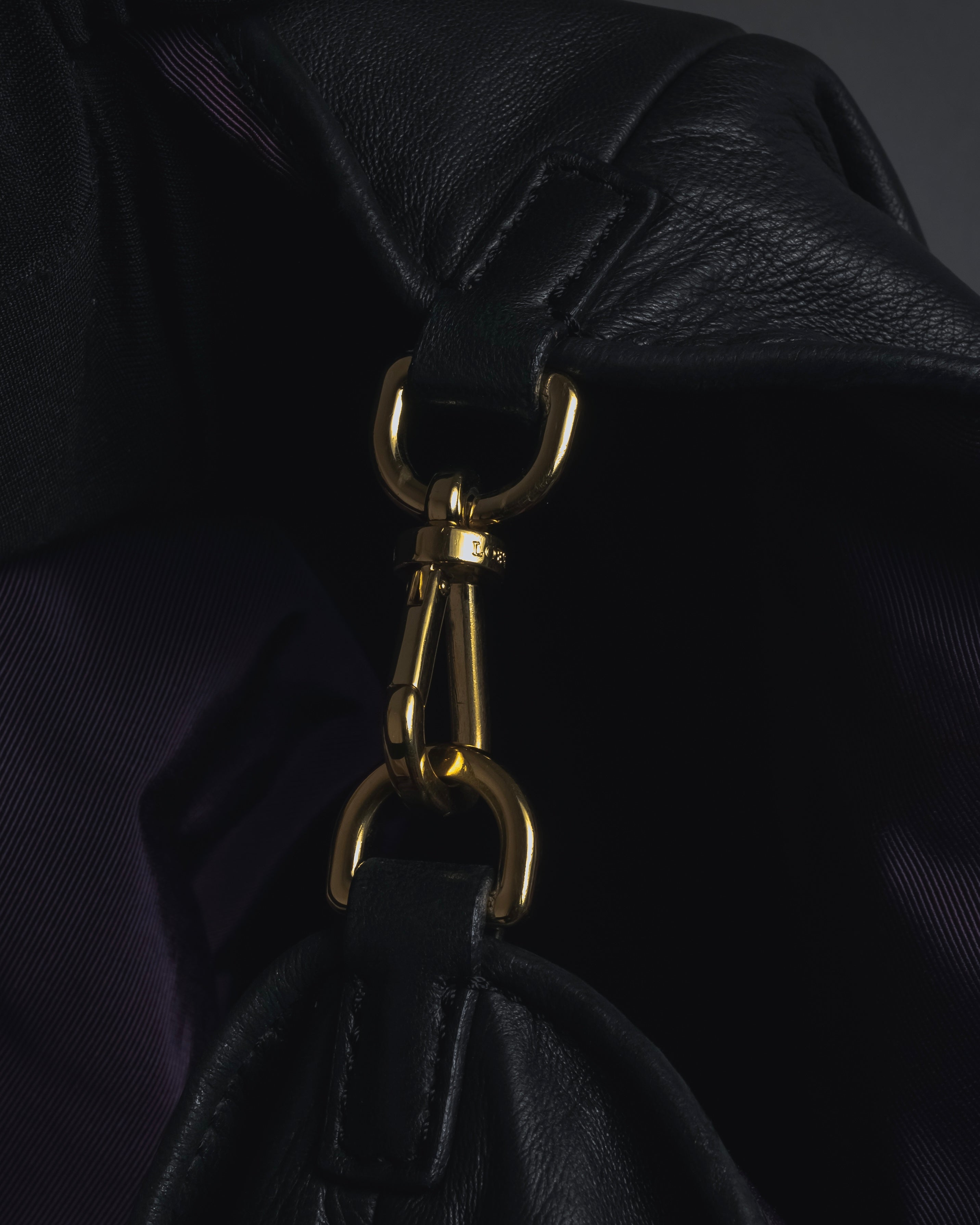 -SPECIAL- “LOEWE” Calle oversized padlock leather bag