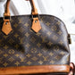 "LOUIS VUITTON" Alma series monogram pattern one handle bag