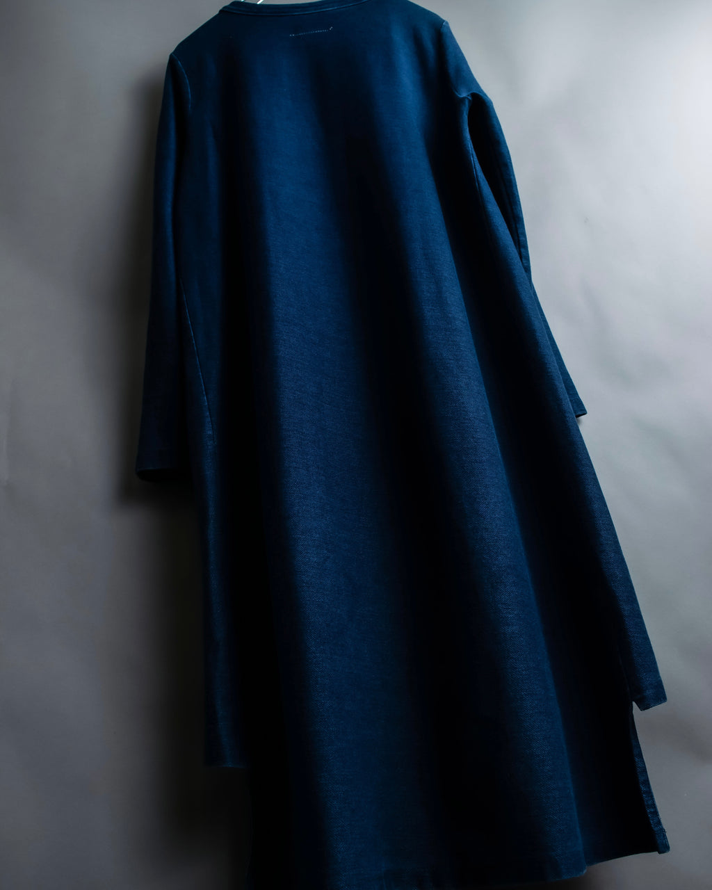 “MM6” front cut designed dennim long pull over