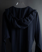 "Max Mara" Draping design hooded coat