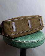 "DAVID&SCOTTI" Buckle design combination material one handle bag