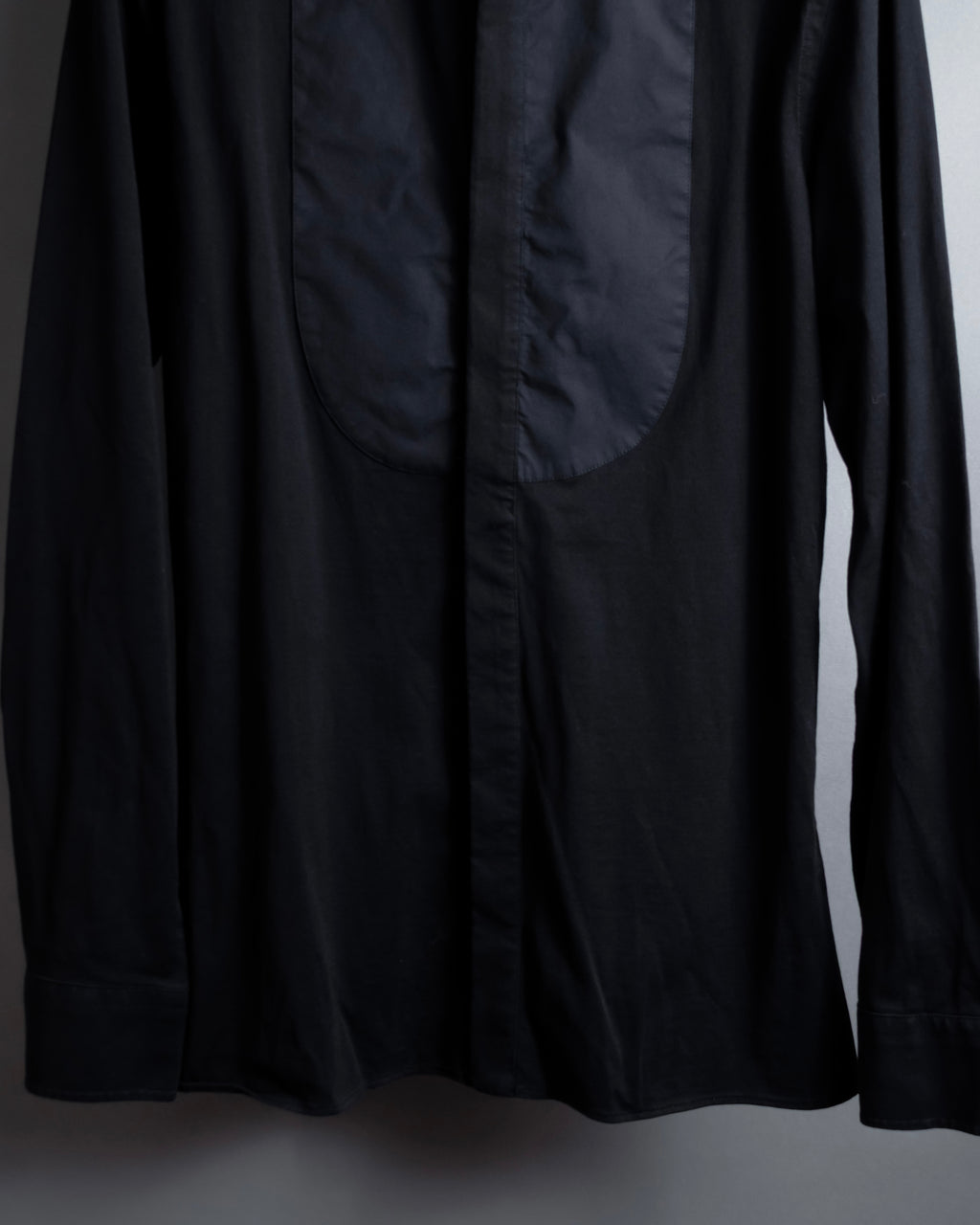 "FENDI" Pick stitch design fly front shirt