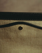 –SPECIAL– "GUCCI" 10's Embellished bamboo leather handbag