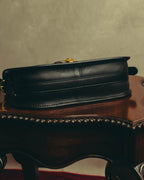 “CELINE” 90’s-00’s Ring lock leather shoulder bag