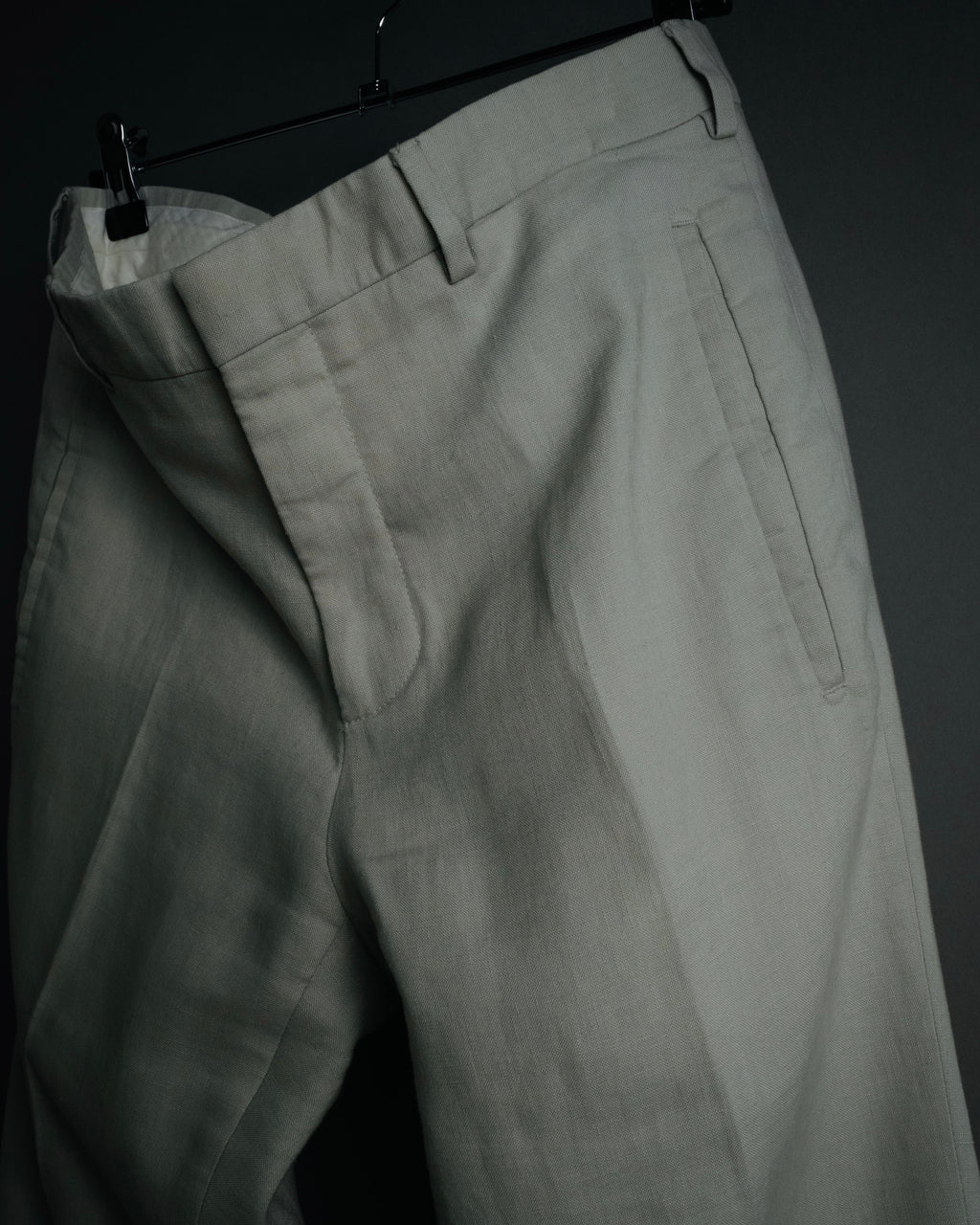 “PRADA” 10’s Linen tailored suit set