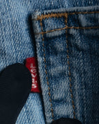 -MOOD MILLÉSIMES- 00’s softly faded loose straight denim pants 569 by “Levi’s”