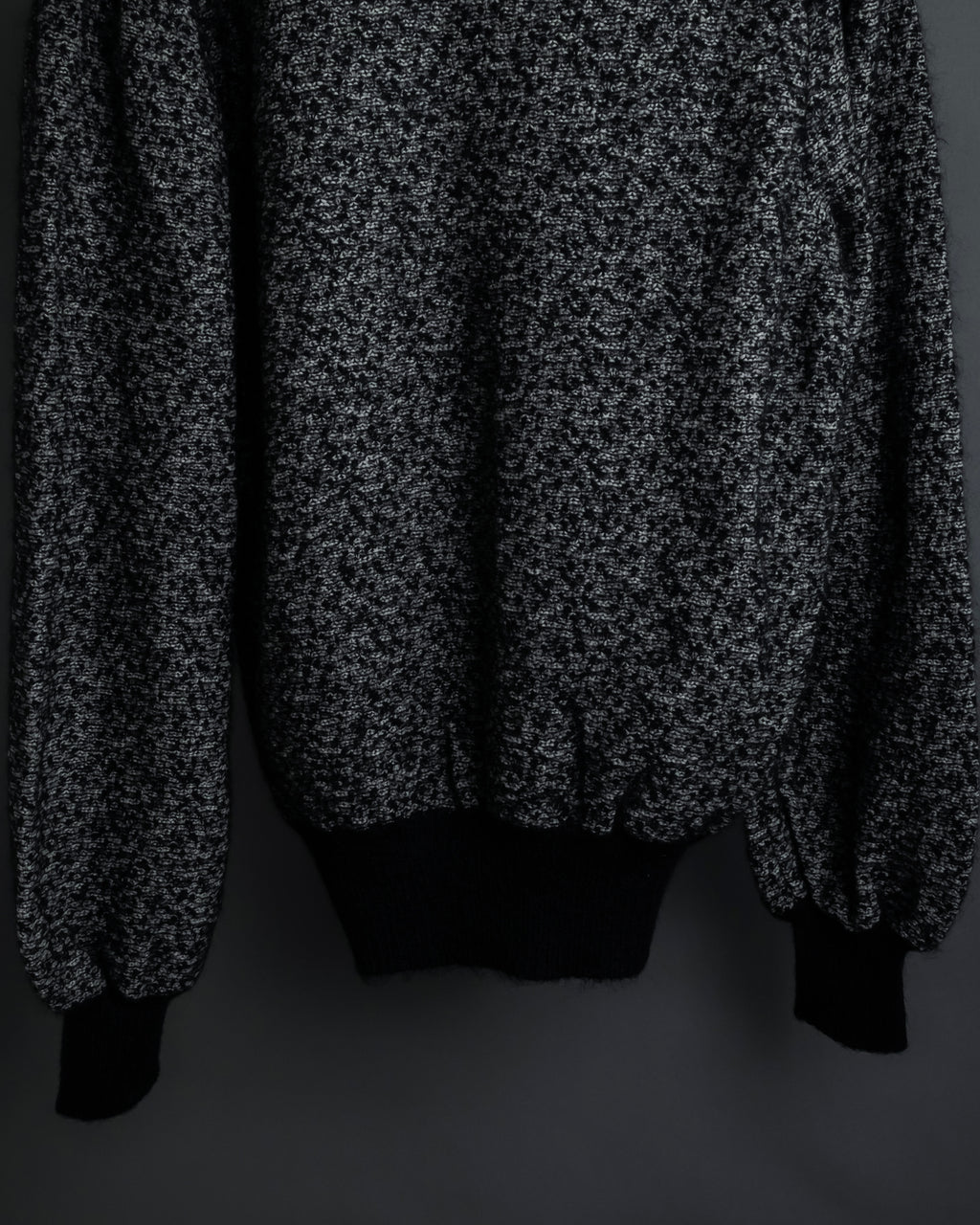 "Christian Dior PRETA PORTER"
Ribbon design mixed yarn knit pullover