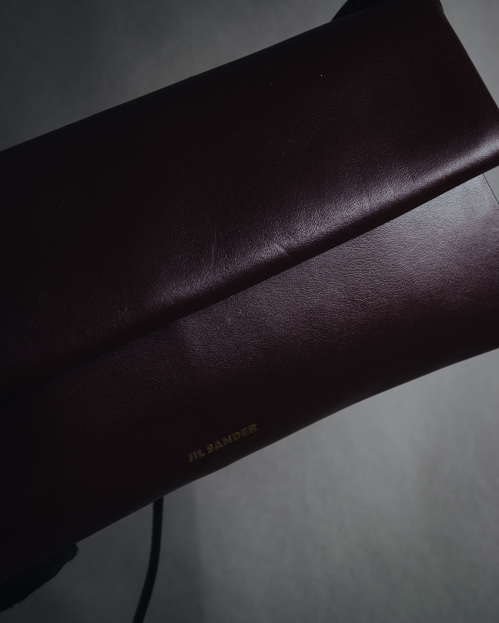 "JIL SANDER" 2018- Minimal Folded leather pochette bag