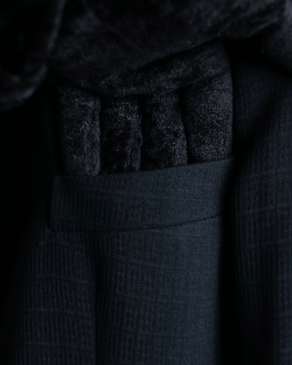 "DKNY" Asymmetrical design woven tailored jacket