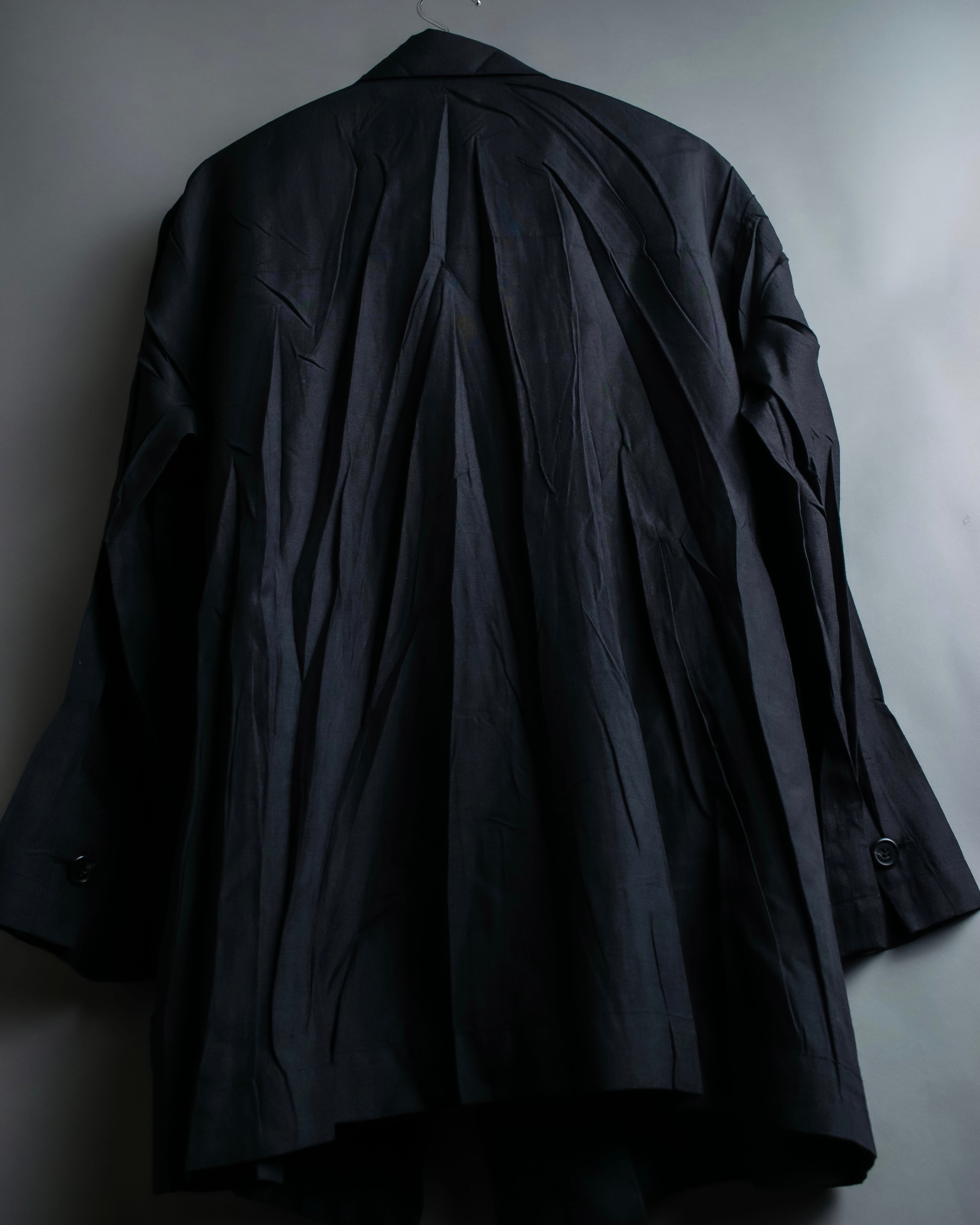 “ISSEY MIYAKE” wrinkle processing oversize tailored jacket