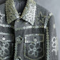 "YOSHIYUKI KONISHI" Countless button design stand collar blouson