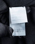 "ISSEY MIYAKE" 01AWRough knit fringe design cardigan