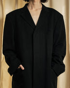 "Ermenegildo Zegna" Drapey finish 100% cashmere cloth chester coat