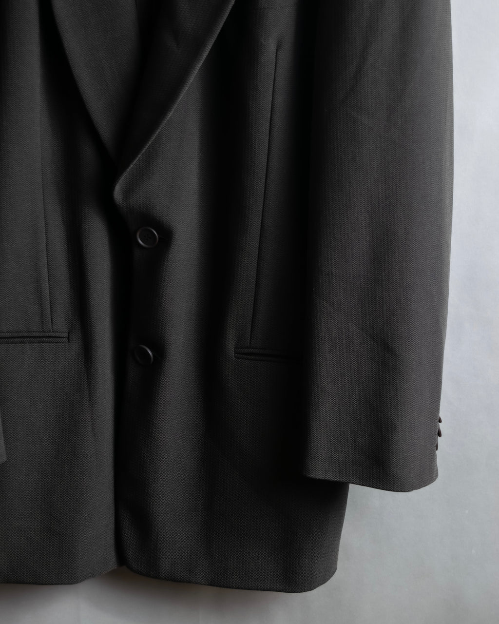 "GIORGIO ARMANI" 90's Oversized brown tailored jacket