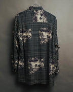 –SPECIAL– “Christian Dior” 80’s-90’s archival toile print shirt