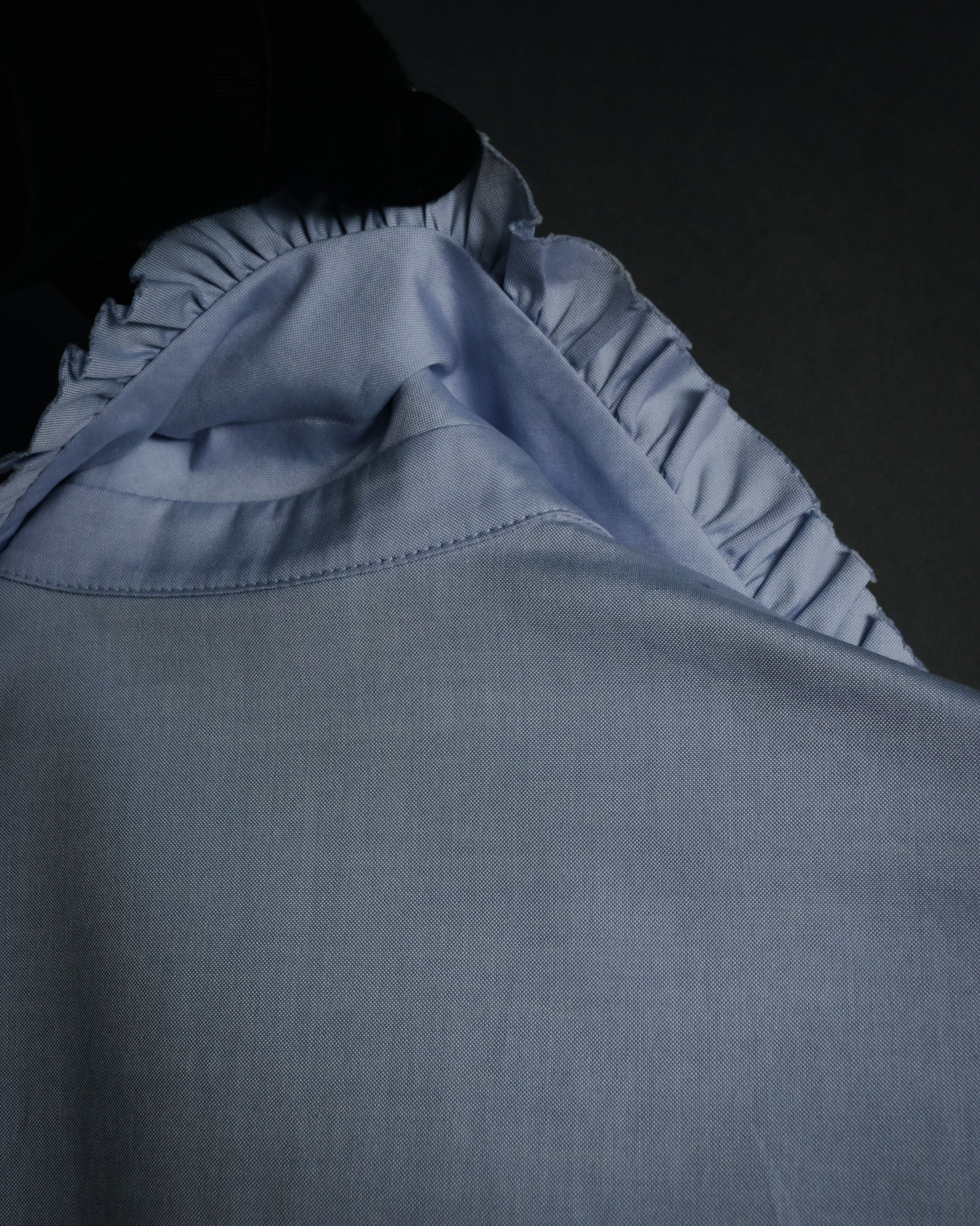 “GUCCI” 2015-2016 Ruffled collar cotton shirt