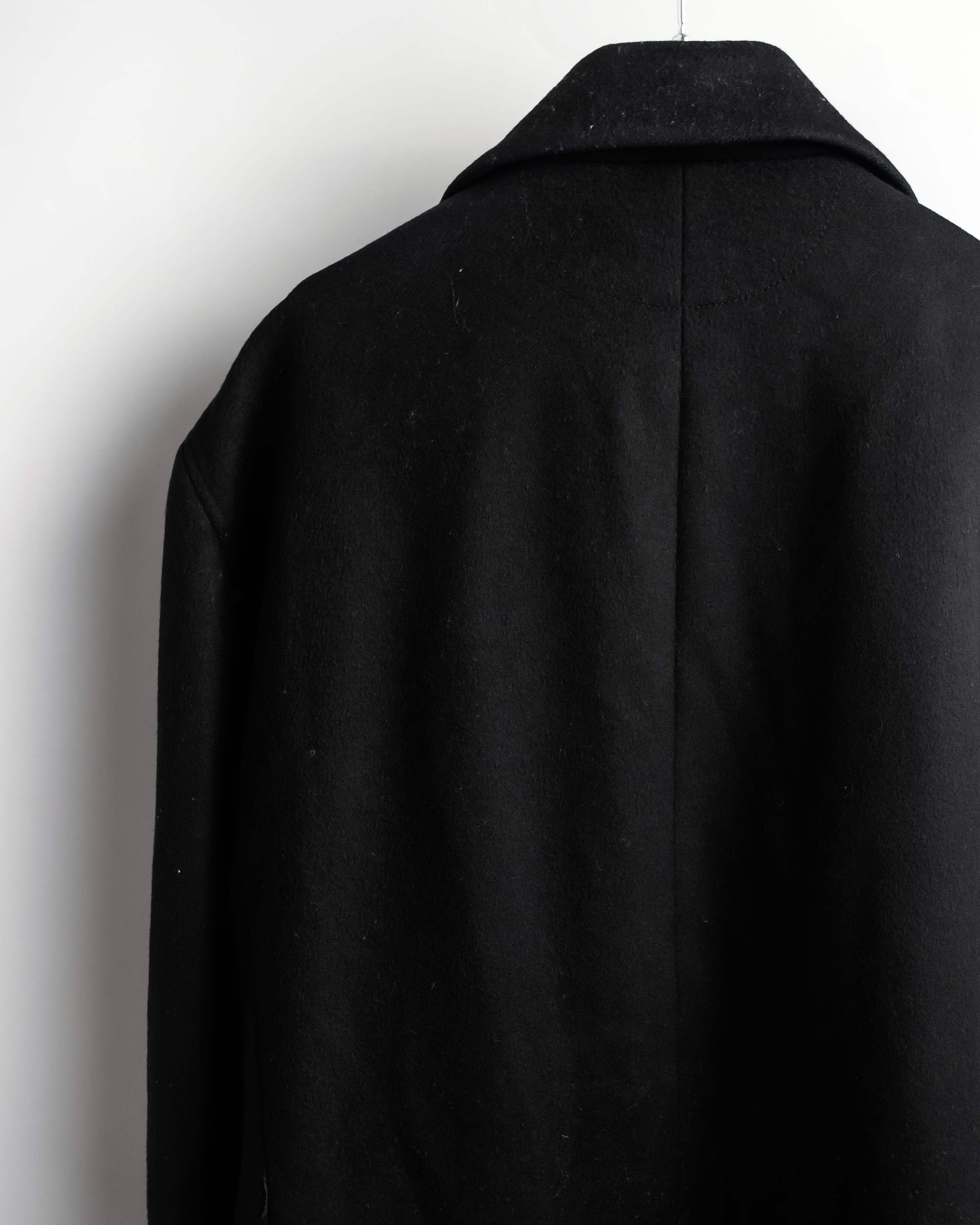 "ARMANI EXCHANGE" Sloth latch design stand color mid-length coat