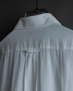 "Alexandar McQueen" Smoke art print cotton oversized shirt