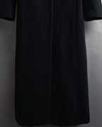 Abrigo con cuello de piel súper largo de los años 90-00 de MAX&Co.