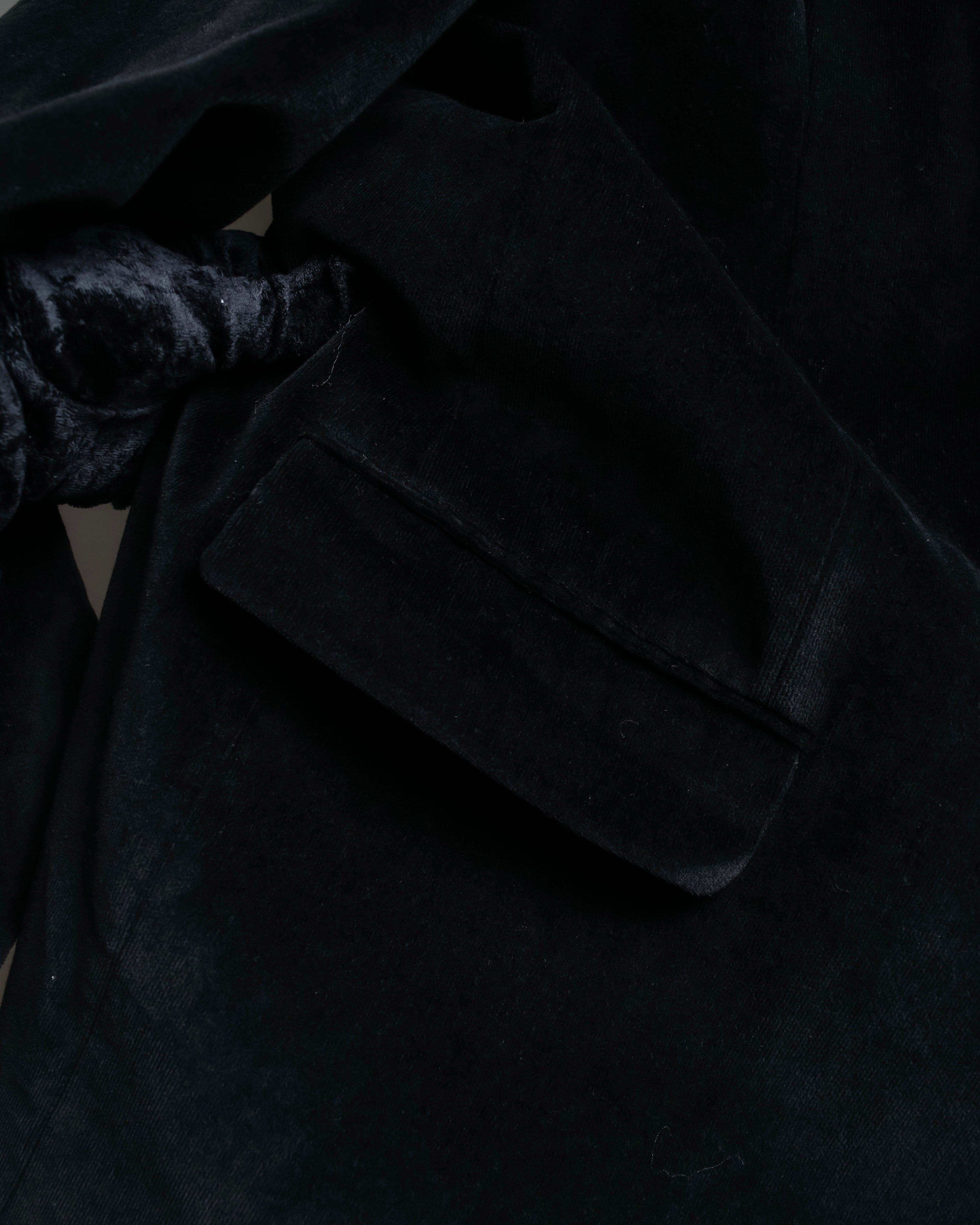 "Vintage beautiful velor tailored jacket"