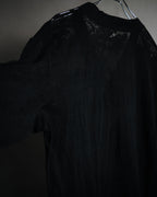 –SPECIAL– "HERMES" 00’s Sheer botanical lace cotton pullover