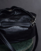 "BALLY" Soft grained calf shoulder bag