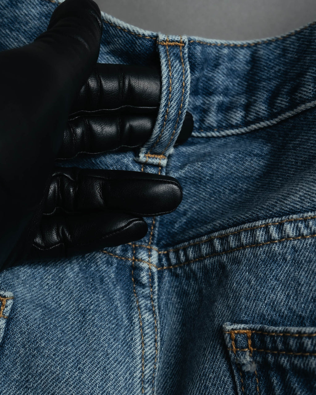 -SPECIAL- “SAINT LAURENT” 2023’s Long extreme baggy faded denim jeans